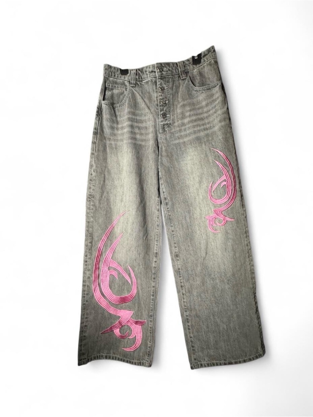 DELIA*S BY DOLLS KILL - THE MYSTERY REMAINS WIDE LEG PANTS